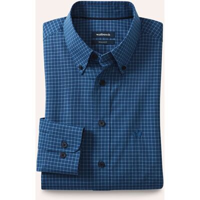 Walbusch Soft-Cotton Hemd, Regular Fit#noch offen: Größenlauf, Farbe Blau, 47/48, extra feine Baumwolle Kent-Kragen Button-down Herren Walbusch Soft-Cotton Hemd, Regular Fit#noch offen: Größenlauf, Farbe Blau, 47/48, extra feine Baumwolle Kent-Kragen Button-down Herren