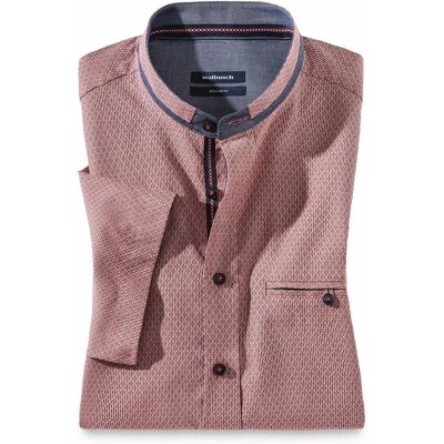 Walbusch Kurzarm Struktur-Hemd, Regular Fit#noch offen: Größenlauf, Farbe Orange, 43/44, moderner Stehkragen klimatisierendes Gewebe Herren Walbusch Kurzarm Struktur-Hemd, Regular Fit#noch offen: Größenlauf, Farbe Orange, 43/44, moderner Stehkragen klimatisierendes Gewebe Herren