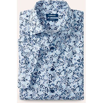 Walbusch Extraglatt-Hemd Kent-Kragen, Regular Fit, Farbe Blau, 45/46, reine, bügelfreie Baumwolle Kent-Kragen Herren Walbusch Extraglatt-Hemd Kent-Kragen, Regular Fit, Farbe Blau, 45/46, reine, bügelfreie Baumwolle Kent-Kragen Herren