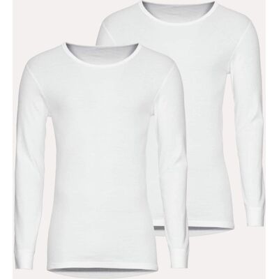 Walbusch Thermo-Langarmshirt 2er-Pack, noch offen: Filter Passform#normale Größen, Farbe Weiß, 6(L), reine Baumwolle Thermo-Effekt Herren Walbusch Thermo-Langarmshirt 2er-Pack, noch offen: Filter Passform#normale Größen, Farbe Weiß, 6(L), reine Baumwolle Thermo-Effekt Herren