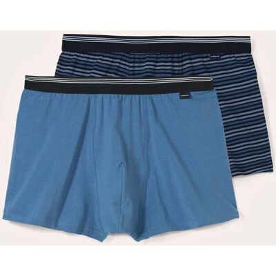 Walbusch Pants Dessin Duo 2er Pack, nicht notwendig#normale Größen, Farbe Blau, 7(XL), feiner Baumwoll-Single-Jersey komfortabel dank Stretch Herren Walbusch Pants Dessin Duo 2er Pack, nicht notwendig#normale Größen, Farbe Blau, 7(XL), feiner Baumwoll-Single-Jersey komfortabel dank Stretch Herren