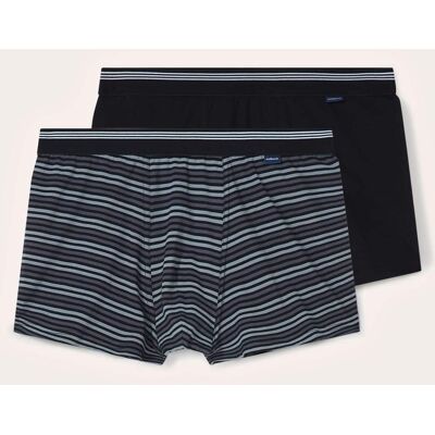 Walbusch Pants Dessin Duo 2er-Pack, nicht notwendig#normale Größen, Farbe Schwarz, 10(4XL, feiner Baumwoll-Single-Jersey komfortabel dank Stretch Herren Walbusch Pants Dessin Duo 2er-Pack, nicht notwendig#normale Größen, Farbe Schwarz, 10(4XL, feiner Baumwoll-Single-Jersey komfortabel dank Stretch Herren