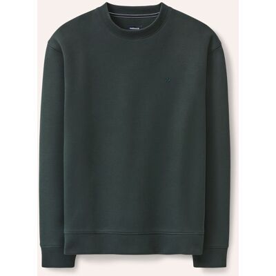 Walbusch Sweatshirt mit Rundhals, noch offen: Filter Passform#normale Größen#untersetzte Größen, Farbe Grün, 25, weicher Baumwollmix pflegeleicht Herren Walbusch Sweatshirt mit Rundhals, noch offen: Filter Passform#normale Größen#untersetzte Größen, Farbe Grün, 25, weicher Baumwollmix pflegeleicht Herren