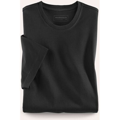 Walbusch T-Shirt Rundhalsausschnitt, , Farbe Schwarz, 50, reine Baumwolle atmungsaktiv Herren Walbusch T-Shirt Rundhalsausschnitt, , Farbe Schwarz, 50, reine Baumwolle atmungsaktiv Herren