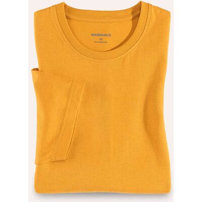 Walbusch T-Shirt Rundhalsausschnitt, , Farbe Gelb, 58/60, reine Baumwolle atmungsaktiv Herren Walbusch T-Shirt Rundhalsausschnitt, , Farbe Gelb, 58/60, reine Baumwolle atmungsaktiv Herren