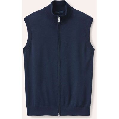 Walbusch Milano Weste mit Baumwolle, noch offen: Größenlauf, Farbe Blau, 52, elastische Baumwollmischung moderner Milano Strick Herren Walbusch Milano Weste mit Baumwolle, noch offen: Größenlauf, Farbe Blau, 52, elastische Baumwollmischung moderner Milano Strick Herren