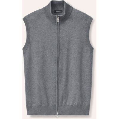 Walbusch Milano Weste mit Baumwolle, noch offen: Größenlauf, Farbe Grau, 48, elastische Baumwollmischung moderner Milano Strick Herren Walbusch Milano Weste mit Baumwolle, noch offen: Größenlauf, Farbe Grau, 48, elastische Baumwollmischung moderner Milano Strick Herren
