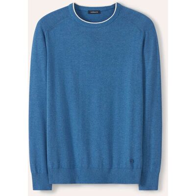 Walbusch Premium Pullover, normale Größen, Farbe Blau, 62/64, edle Seide kostbares Cashmere Herren Walbusch Premium Pullover, normale Größen, Farbe Blau, 62/64, edle Seide kostbares Cashmere Herren