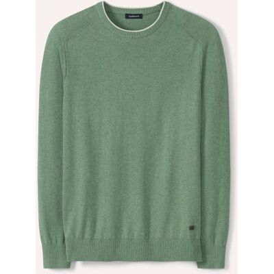 Walbusch Premium Pullover, normale Größen, Farbe Grün, 56, edle Seide kostbares Cashmere Herren Walbusch Premium Pullover, normale Größen, Farbe Grün, 56, edle Seide kostbares Cashmere Herren