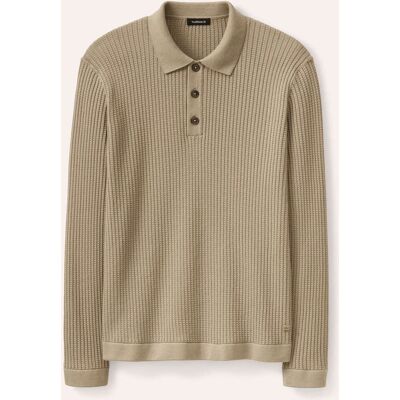 Walbusch Strickpolo aus Baumwolle, noch offen: Größenlauf, Farbe Beige, 54, feine Pima Baumwolle leichter Strick Herren Walbusch Strickpolo aus Baumwolle, noch offen: Größenlauf, Farbe Beige, 54, feine Pima Baumwolle leichter Strick Herren