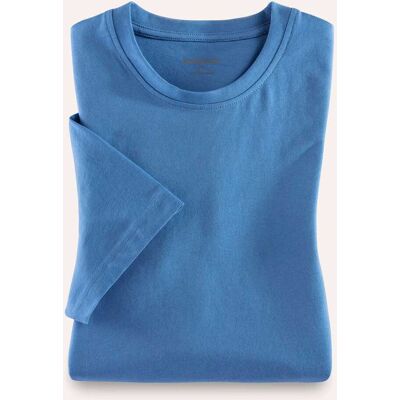 Walbusch T-Shirt Rundhalsausschnitt, , Farbe Blau, 50, reine Baumwolle atmungsaktiv Herren Walbusch T-Shirt Rundhalsausschnitt, , Farbe Blau, 50, reine Baumwolle atmungsaktiv Herren