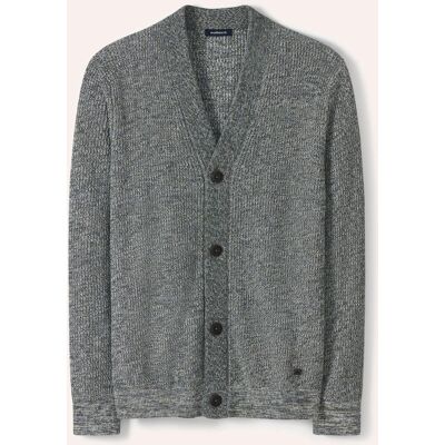 Walbusch Mouline Cardigan, normale Größen, Farbe Grün, 54, Herren Walbusch Mouline Cardigan, normale Größen, Farbe Grün, 54, Herren