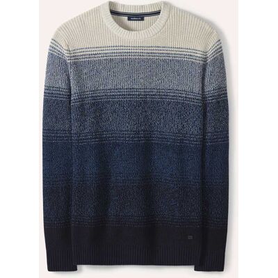 Walbusch Degradee Pullover, normale Größen, Farbe Blau, 54, weiche Baumwolle raffinierter Farbverlauf Herren Walbusch Degradee Pullover, normale Größen, Farbe Blau, 54, weiche Baumwolle raffinierter Farbverlauf Herren