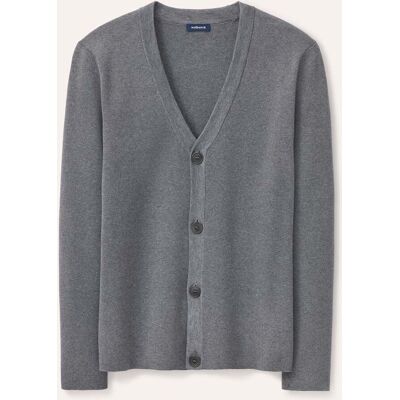 Walbusch Milano Cardigan mit Baumwolle, noch offen: Größenlauf, Farbe Grau, 50, Herren Walbusch Milano Cardigan mit Baumwolle, noch offen: Größenlauf, Farbe Grau, 50, Herren