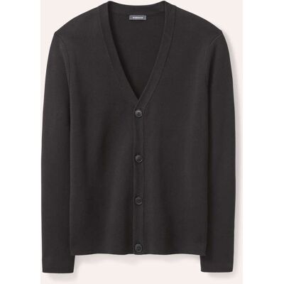 Walbusch Milano Cardigan mit Baumwolle, noch offen: Größenlauf, Farbe Schwarz, 50, Herren Walbusch Milano Cardigan mit Baumwolle, noch offen: Größenlauf, Farbe Schwarz, 50, Herren