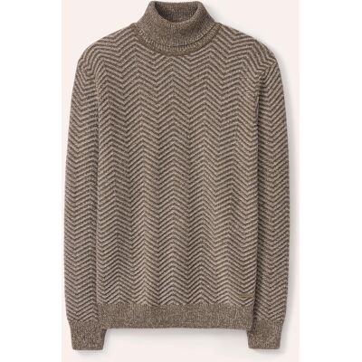 Walbusch Rollkragenpullover mit Fischgratm., noch offen: Größenlauf, Farbe Beige, 54, Baumwollmischung mit Wolle weich und wärmend Herren Walbusch Rollkragenpullover mit Fischgratm., noch offen: Größenlauf, Farbe Beige, 54, Baumwollmischung mit Wolle weich und wärmend Herren