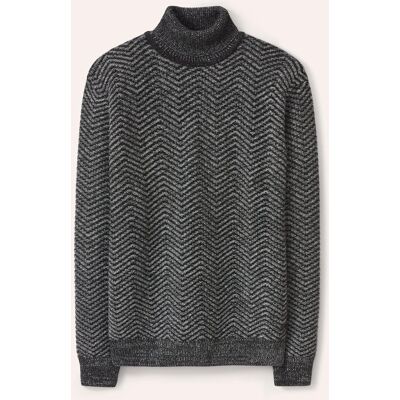 Walbusch Rollkragenpullover mit Fischgratm., noch offen: Größenlauf, Farbe Grau, 48, Baumwollmischung mit Wolle weich und wärmend Herren Walbusch Rollkragenpullover mit Fischgratm., noch offen: Größenlauf, Farbe Grau, 48, Baumwollmischung mit Wolle weich und wärmend Herren