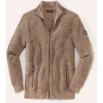 Walbusch Mouline Zip-Jacke, , Farbe Beige, 56, reine, weiche Baumwolle raffiniertes Moulinégarn Herren Walbusch Mouline Zip-Jacke, , Farbe Beige, 56, reine, weiche Baumwolle raffiniertes Moulinégarn Herren