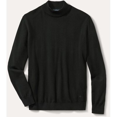 Walbusch Stehbund-Pullover Merino Extrafein, , Farbe Schwarz, 62/64, reine, extrafeine Merinowolle temperaturausgleichend Herren Walbusch Stehbund-Pullover Merino Extrafein, , Farbe Schwarz, 62/64, reine, extrafeine Merinowolle temperaturausgleichend Herren