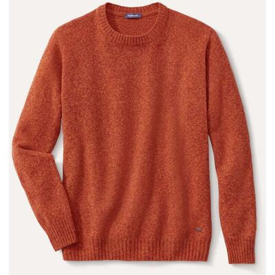 Walbusch Lammwoll-Pullover Nahtlos, , Farbe Orange, 58/60, reine, feinste Lammwolle nahtlos in Italien gestrickt Herren Walbusch Lammwoll-Pullover Nahtlos, , Farbe Orange, 58/60, reine, feinste Lammwolle nahtlos in Italien gestrickt Herren