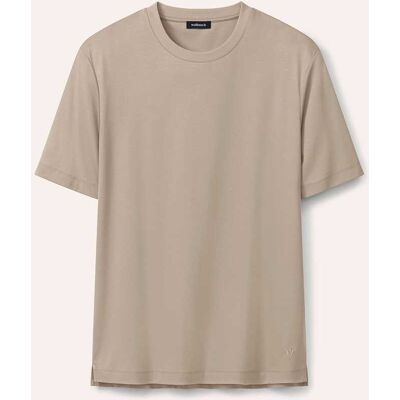 Walbusch Premium T-Shirt, normale Größen, Farbe Beige, 50, mercerisiertes Baumwollgarn seidiger Griff Herren Walbusch Premium T-Shirt, normale Größen, Farbe Beige, 50, mercerisiertes Baumwollgarn seidiger Griff Herren