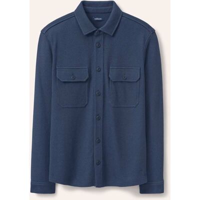 Walbusch Overshirt mit Struktur, noch offen: Größenlauf, Farbe Blau, 54, Baumwoll-Mix pflegeleicht & knitterarm Herren Walbusch Overshirt mit Struktur, noch offen: Größenlauf, Farbe Blau, 54, Baumwoll-Mix pflegeleicht & knitterarm Herren