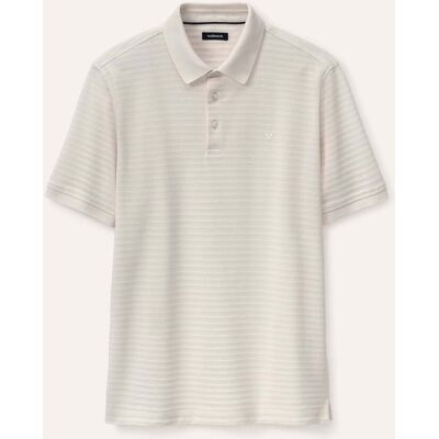 Walbusch Strukturiertes Polo mit Kurzarm, noch offen: Größenlauf, Farbe Beige, 62/64, reine, merzerisierte Baumwolle feine Streifenstruktur Herren Walbusch Strukturiertes Polo mit Kurzarm, noch offen: Größenlauf, Farbe Beige, 62/64, reine, merzerisierte Baumwolle feine Streifenstruktur Herren