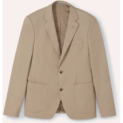 Walbusch Anzug-Sakko aus Baumwollmix, Modern Fit#noch offen: Größenlauf, Farbe Beige, 58, Stoff aus Portugal mit feiner Baumwolle Herren Walbusch Anzug-Sakko aus Baumwollmix, Modern Fit#noch offen: Größenlauf, Farbe Beige, 58, Stoff aus Portugal mit feiner Baumwolle Herren