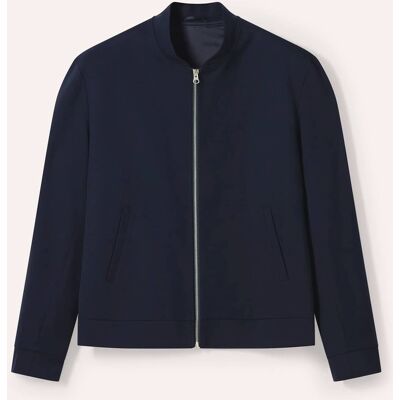 Walbusch Anzug-Blouson mit Stehkragen, Regular Fit#normale Größen#schlanke Größen#untersetzte Größen, Farbe Blau, 106, neu: Anzug mit Blouson sehr bequem, da elastisch Herren Walbusch Anzug-Blouson mit Stehkragen, Regular Fit#normale Größen#schlanke Größen#untersetzte Größen, Farbe Blau, 106, neu: Anzug mit Blouson sehr bequem, da elastisch Herren