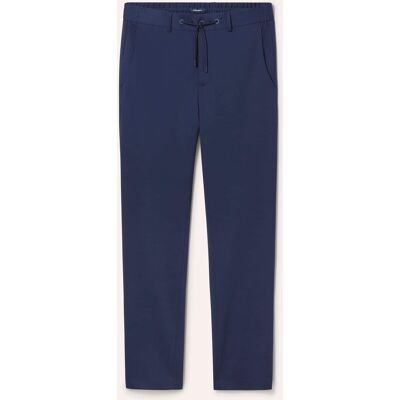 Walbusch Chino aus elastischem Material, Regular Fit, Farbe Blau, 56, elastisches Obermaterial hochelastisches Innenfutter Herren Walbusch Chino aus elastischem Material, Regular Fit, Farbe Blau, 56, elastisches Obermaterial hochelastisches Innenfutter Herren