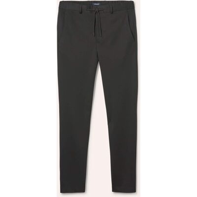 Walbusch Chino aus elastischem Material, Regular Fit, Farbe Schwarz, 54, elastisches Obermaterial hochelastisches Innenfutter Herren Walbusch Chino aus elastischem Material, Regular Fit, Farbe Schwarz, 54, elastisches Obermaterial hochelastisches Innenfutter Herren