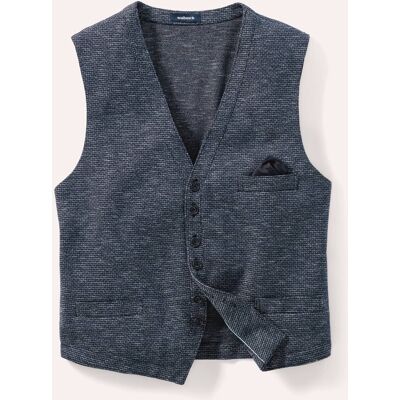 Walbusch High-Flex Weste, Regular Fit#normale Größen#untersetzte Größen, Farbe Blau, 58, Komfortstretch knitterarm Herren Walbusch High-Flex Weste, Regular Fit#normale Größen#untersetzte Größen, Farbe Blau, 58, Komfortstretch knitterarm Herren