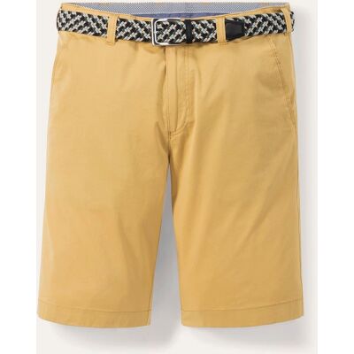 Walbusch Extraglatt-Stretchbund-Bermudas, Regular Fit#normale Größen#untersetzte Größen, Farbe Gelb, 56, inklusive passendem Gürtel mit Hemdenstopper Herren Walbusch Extraglatt-Stretchbund-Bermudas, Regular Fit#normale Größen#untersetzte Größen, Farbe Gelb, 56, inklusive passendem Gürtel mit Hemdenstopper Herren