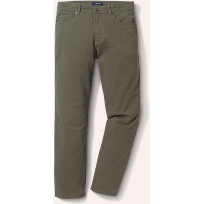 Walbusch Extraglatt-Thermo Five Pocket, Regular Fit#normale Größen#untersetzte Größen, Farbe Grün, 56, 100% bügelfrei atmungsaktives Flanell-Futter Herren Walbusch Extraglatt-Thermo Five Pocket, Regular Fit#normale Größen#untersetzte Größen, Farbe Grün, 56, 100% bügelfrei atmungsaktives Flanell-Futter Herren