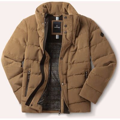 Walbusch Cord Steppjacke, normale Größen#untersetzte Größen, Farbe Braun, 48, Hightech-Cord winddicht, wasserabweisend Herren Walbusch Cord Steppjacke, normale Größen#untersetzte Größen, Farbe Braun, 48, Hightech-Cord winddicht, wasserabweisend Herren