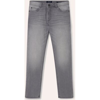Walbusch Jogger-Jeans Superstretch, Regular Fit#normale Größen#schlanke Größen#untersetzte Größen, Farbe Grau, 56, super elastisch sportlicher Look Herren Walbusch Jogger-Jeans Superstretch, Regular Fit#normale Größen#schlanke Größen#untersetzte Größen, Farbe Grau, 56, super elastisch sportlicher Look Herren