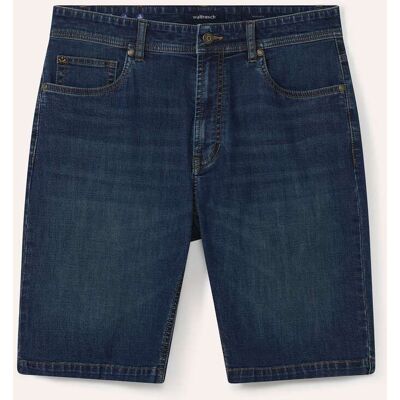 Walbusch Klima Jeans-Bermudas, normale Größen#schlanke Größen#untersetzte Größen, Farbe Blau, 50, mit Coolmax-Fasern schnelltrocknend Herren Walbusch Klima Jeans-Bermudas, normale Größen#schlanke Größen#untersetzte Größen, Farbe Blau, 50, mit Coolmax-Fasern schnelltrocknend Herren