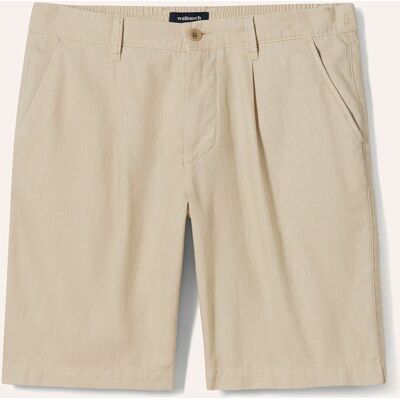 Walbusch Leinenmix Bermudas, Regular Fit#normale Größen#untersetzte Größen, Farbe Beige, 48, leichter Leinen-/Baumwollmix Comfort-Bund (ca. 6 cm dehnbar) Herren Walbusch Leinenmix Bermudas, Regular Fit#normale Größen#untersetzte Größen, Farbe Beige, 48, leichter Leinen-/Baumwollmix Comfort-Bund (ca. 6 cm dehnbar) Herren