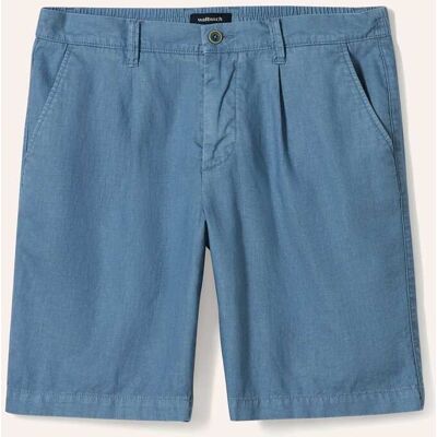 Walbusch Leinenmix Bermudas, Regular Fit#normale Größen#untersetzte Größen, Farbe Blau, 32, leichter Leinen-/Baumwollmix Comfort-Bund (ca. 6 cm dehnbar) Herren Walbusch Leinenmix Bermudas, Regular Fit#normale Größen#untersetzte Größen, Farbe Blau, 32, leichter Leinen-/Baumwollmix Comfort-Bund (ca. 6 cm dehnbar) Herren