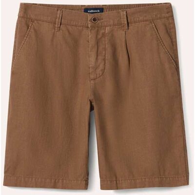 Walbusch Leinenmix Bermudas, Regular Fit#normale Größen#untersetzte Größen, Farbe Braun, 48, leichter Leinen-/Baumwollmix Comfort-Bund (ca. 6 cm dehnbar) Herren Walbusch Leinenmix Bermudas, Regular Fit#normale Größen#untersetzte Größen, Farbe Braun, 48, leichter Leinen-/Baumwollmix Comfort-Bund (ca. 6 cm dehnbar) Herren