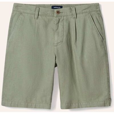 Walbusch Leinenmix Bermudas, Regular Fit#normale Größen#untersetzte Größen, Farbe Grün, 62, leichter Leinen-/Baumwollmix Comfort-Bund (ca. 6 cm dehnbar) Herren Walbusch Leinenmix Bermudas, Regular Fit#normale Größen#untersetzte Größen, Farbe Grün, 62, leichter Leinen-/Baumwollmix Comfort-Bund (ca. 6 cm dehnbar) Herren
