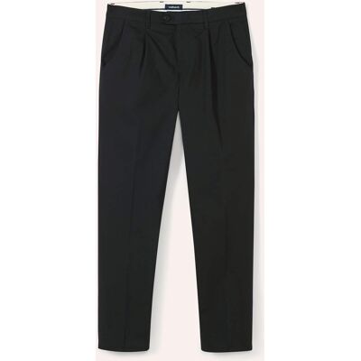 Walbusch Premium Klima-Chino, noch offen: Filter Passform#normale Größen#schlanke Größen#untersetzte Größen, Farbe Schwarz, 48, innovatives Gewebe aus Portugal ultraleicht Herren Walbusch Premium Klima-Chino, noch offen: Filter Passform#normale Größen#schlanke Größen#untersetzte Größen, Farbe Schwarz, 48, innovatives Gewebe aus Portugal ultraleicht Herren