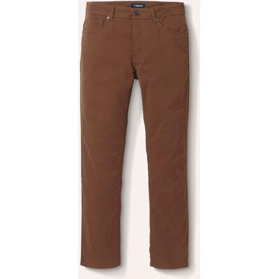 Walbusch Extraglatt-Thermo Five Pocket, Regular Fit#normale Größen#untersetzte Größen, Farbe Braun, 56, 100% bügelfrei atmungsaktives Flanell-Futter Herren Walbusch Extraglatt-Thermo Five Pocket, Regular Fit#normale Größen#untersetzte Größen, Farbe Braun, 56, 100% bügelfrei atmungsaktives Flanell-Futter Herren