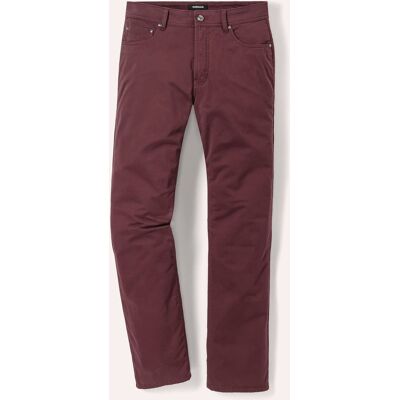 Walbusch Extraglatt-Thermo Five Pocket, Regular Fit#normale Größen#untersetzte Größen, Farbe Lila, 58, 100% bügelfrei atmungsaktives Flanell-Futter Herren Walbusch Extraglatt-Thermo Five Pocket, Regular Fit#normale Größen#untersetzte Größen, Farbe Lila, 58, 100% bügelfrei atmungsaktives Flanell-Futter Herren