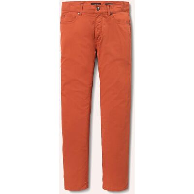 Walbusch Ultraleicht Five Pocket, Regular Fit#normale Größen#untersetzte Größen, Farbe Orange, 27, federleicht bequemer Baumwollstretch Herren Walbusch Ultraleicht Five Pocket, Regular Fit#normale Größen#untersetzte Größen, Farbe Orange, 27, federleicht bequemer Baumwollstretch Herren