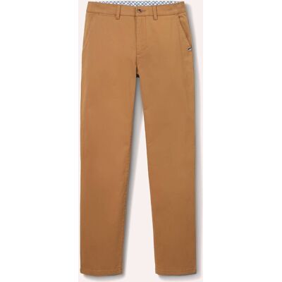 Walbusch Baumwoll-Chino Diamant, Modern Fit#normale Größen#schlanke Größen#untersetzte Größen, Farbe Braun, 56, superweicher Baumwollstretch mit Hemdenstopper Herren Walbusch Baumwoll-Chino Diamant, Modern Fit#normale Größen#schlanke Größen#untersetzte Größen, Farbe Braun, 56, superweicher Baumwollstretch mit Hemdenstopper Herren