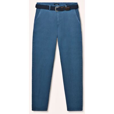 Walbusch Chino inklusive Gürtel, Regular Fit#normale Größen#schlanke Größen#untersetzte Größen, Farbe Blau, 31, inklusive Gürtel elastisch & bequem Herren Walbusch Chino inklusive Gürtel, Regular Fit#normale Größen#schlanke Größen#untersetzte Größen, Farbe Blau, 31, inklusive Gürtel elastisch & bequem Herren