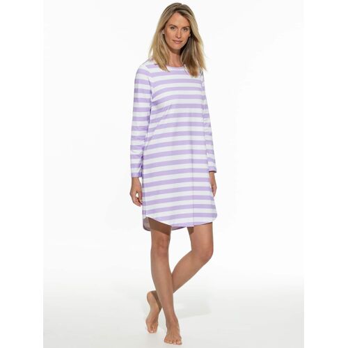 Walbusch Schlafshirt Sleep Well, normale Größen, Farbe Lila, 46, weiche Baumwolle hochwertige Interlock-Qualität Damen