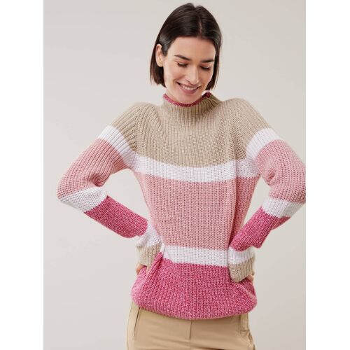 Walbusch Patentpullover Nahtlos, normale Größen, Farbe Pink, 38, ohne eine einzige Naht 100% Baumwolle Damen