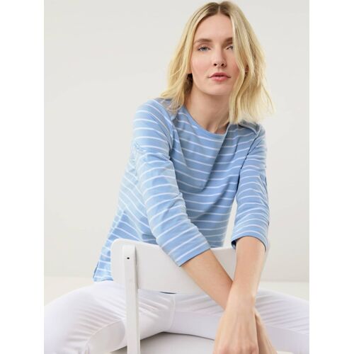 Walbusch Ringelshirt la Ville, , Farbe Blau, 46, garngefärbter Ringel langlebig Damen